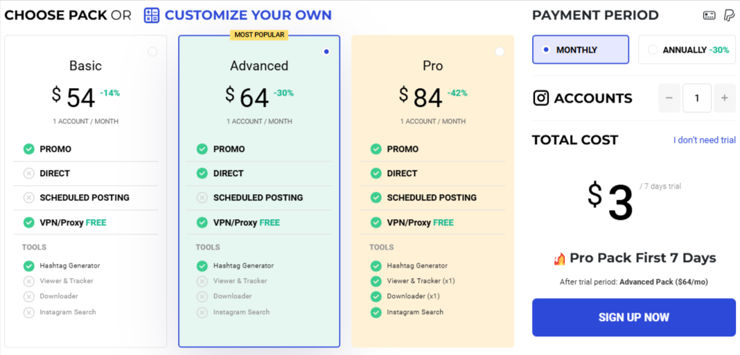 Inflact pricing - dtechunt