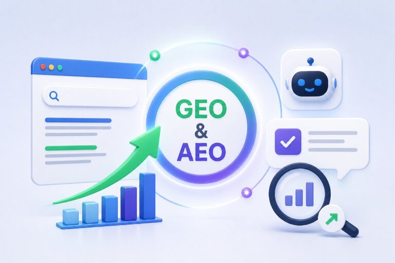 The Rise of GEO & AEO Next-Gen SEO Strategies for AI Search in 2026 - Dtechunt