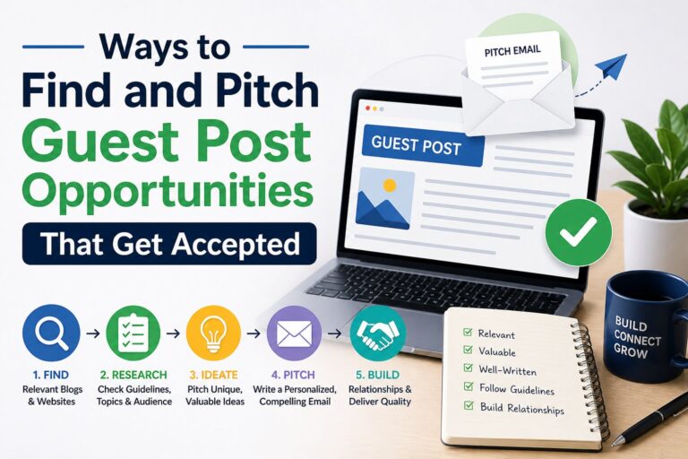 Ways to Find and Pitch Guest Post Opportunities That Get Accepted - Dtechunt