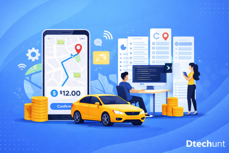 top uber clone app development companies - Dtechunt