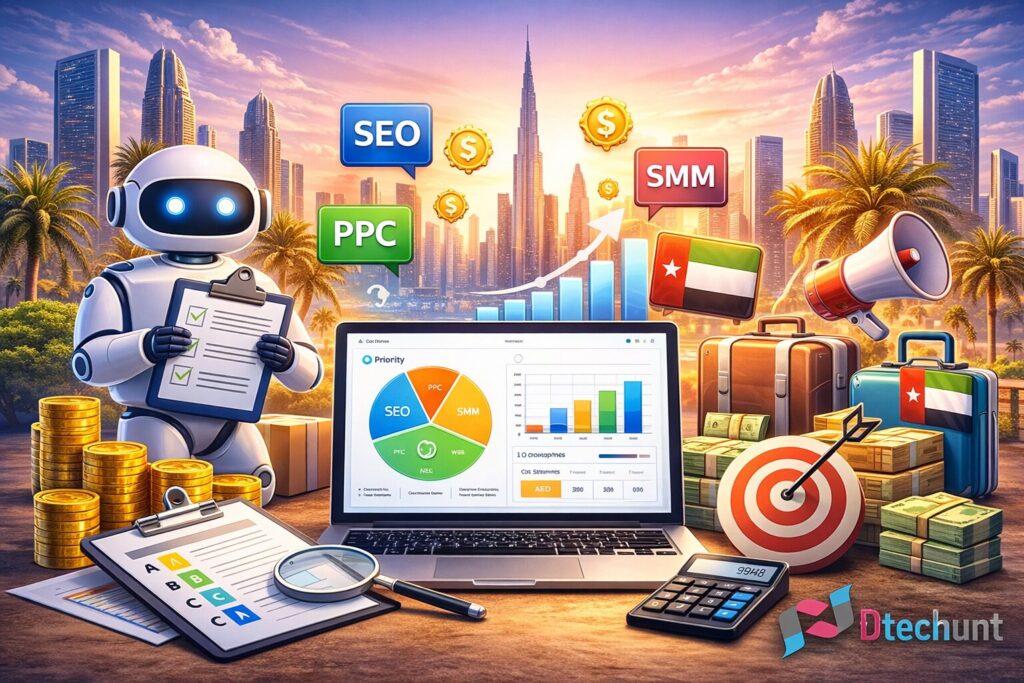 Digital marketing agencies in uae - Dtechunt