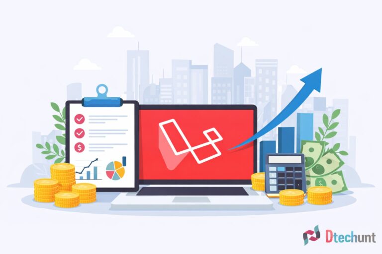 laravel development companies cost in 2026 -Dtechunt
