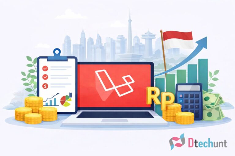 laravel development companies cost in Indonesia