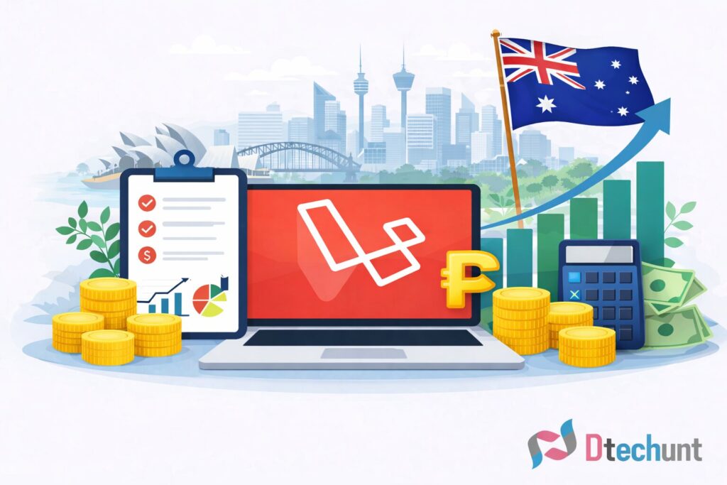 Laravel development cost in australia - Dtechunt