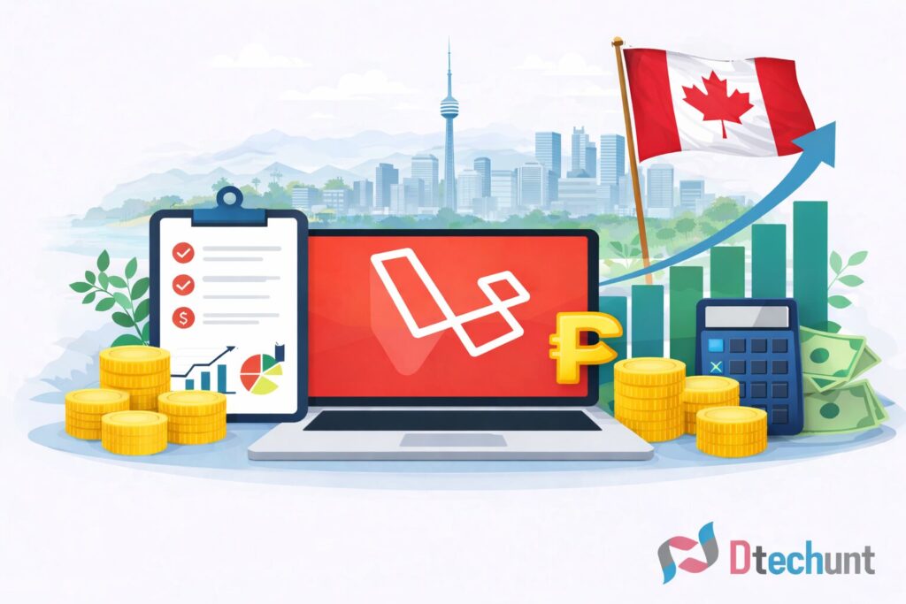 laravel development cost in canada - Dtechunt